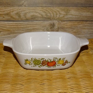 Vintage Spice of Life Corning Ware 1 3/4 Cup Petite Pan Casserole Dish P-41-B
