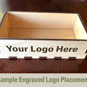 Custom Engraved Business Card Holder - Personalized Office Accessory