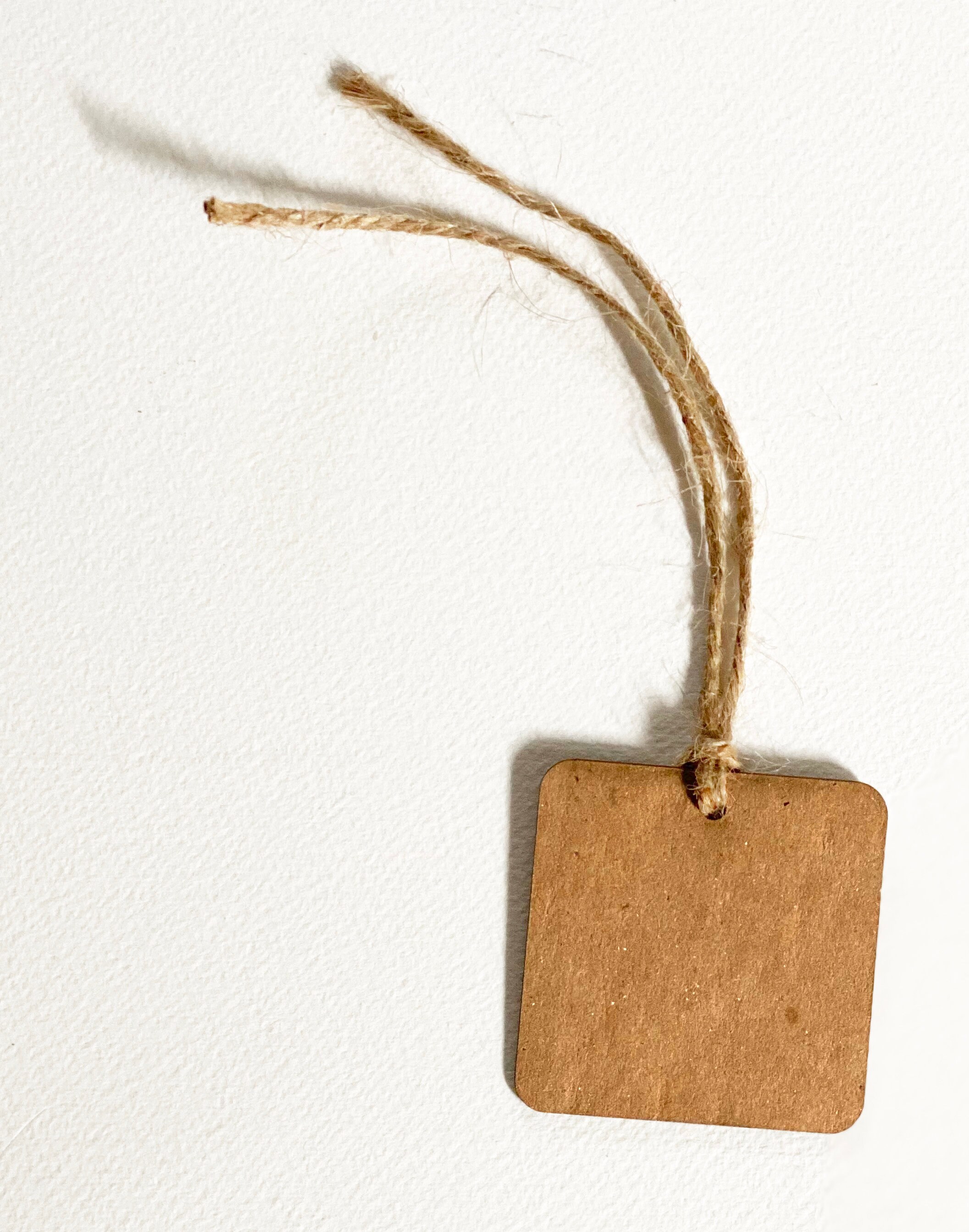 Square Kraft Hang Tags: Heavy Weight Gift Tags With Twine - Etsy