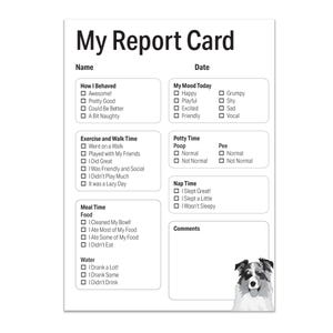Dog Report Card: Pet Sitter Form, Pack of 25 image 3