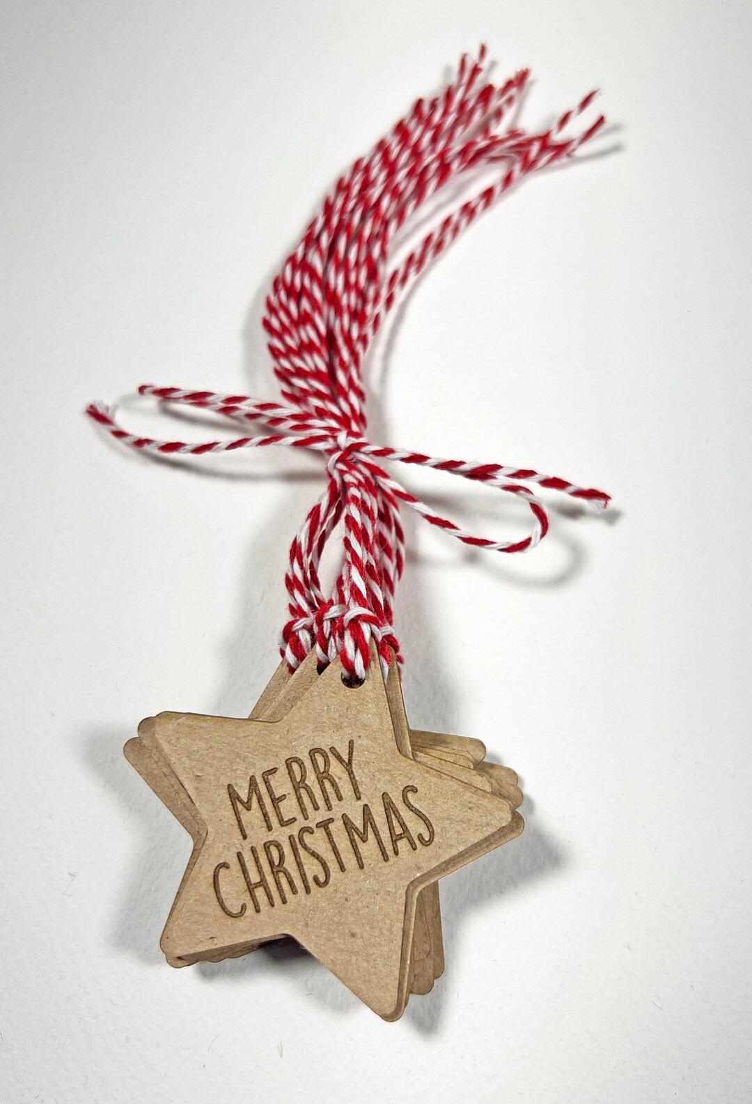 Buy Merry Christmas Hang Tags, Laser Engraved Merry Christmas Gift Tags,  Stars Heavy Weight Gift Tags, Christmas Star Gift Tags Online in India 