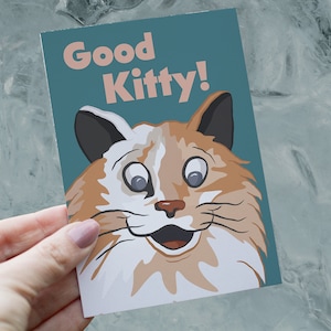 Tarjeta de informe de mascotas, tarjeta de informe de embarque de gatos, formulario de cuidador de mascotas, tarjeta de informe de Good Kitty, tarjeta de amantes de los gatos Calico Cat - paquete de 25