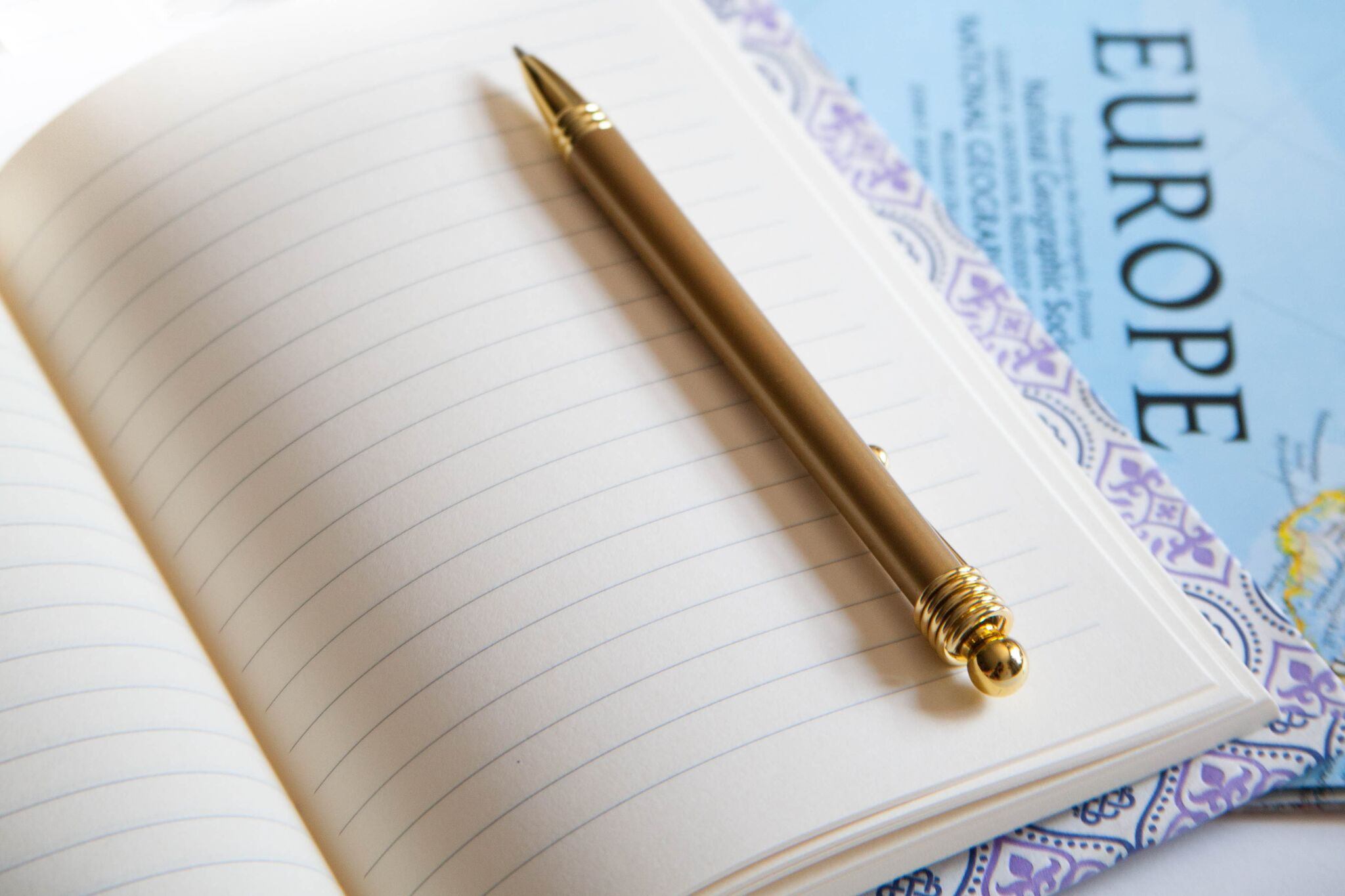 Europe Travel Journal Journal With Pockets Etsy