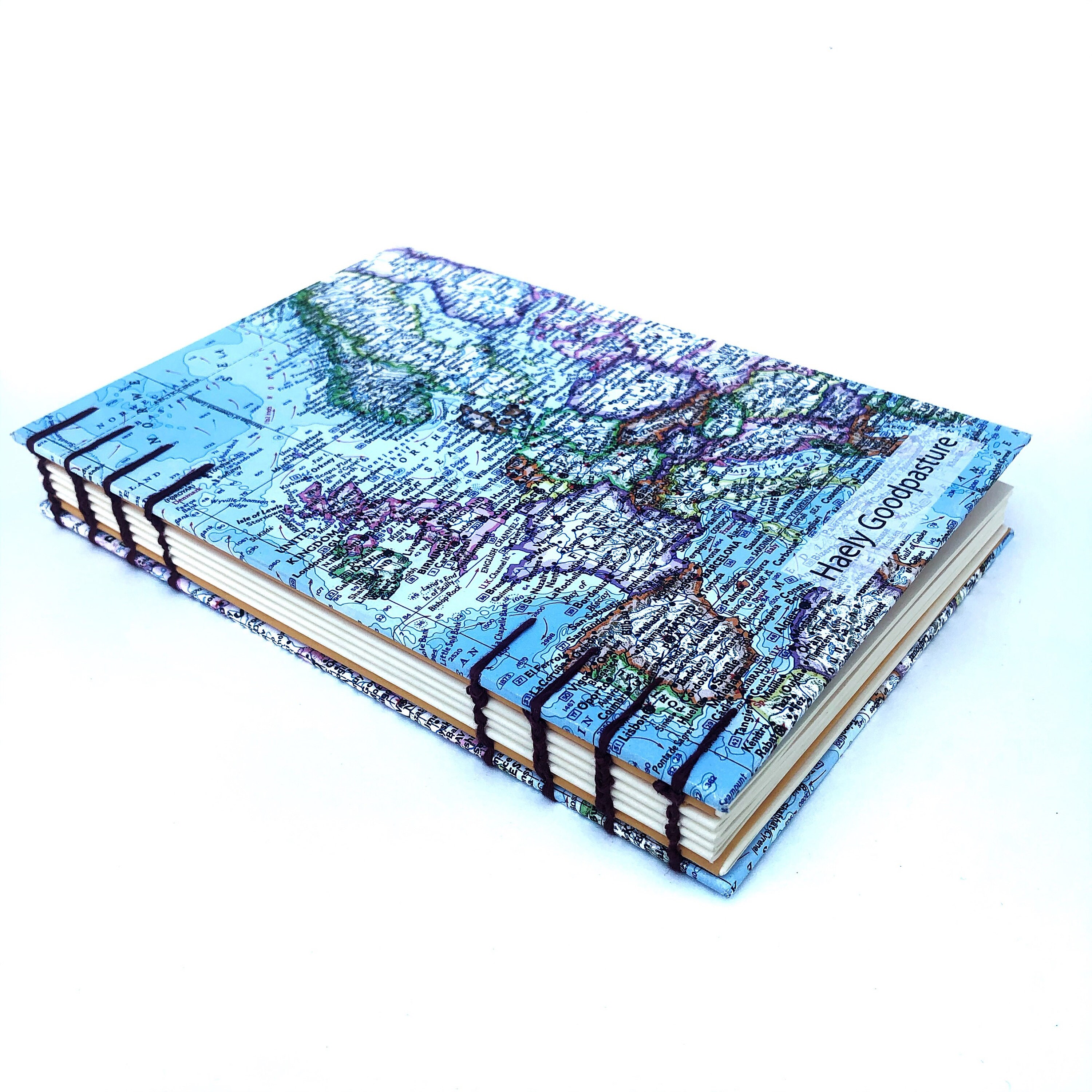 Europe Travel Journal Journal With Pockets Etsy