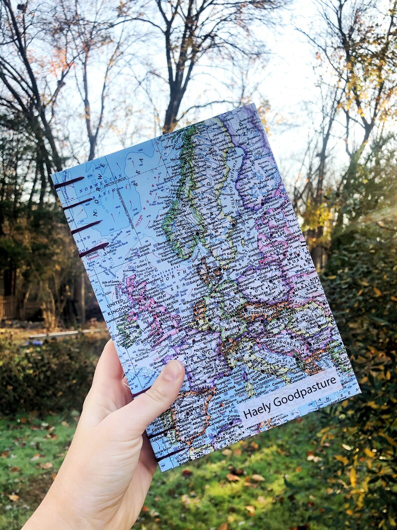 Europe Travel Journal Journal with Pockets Etsy
