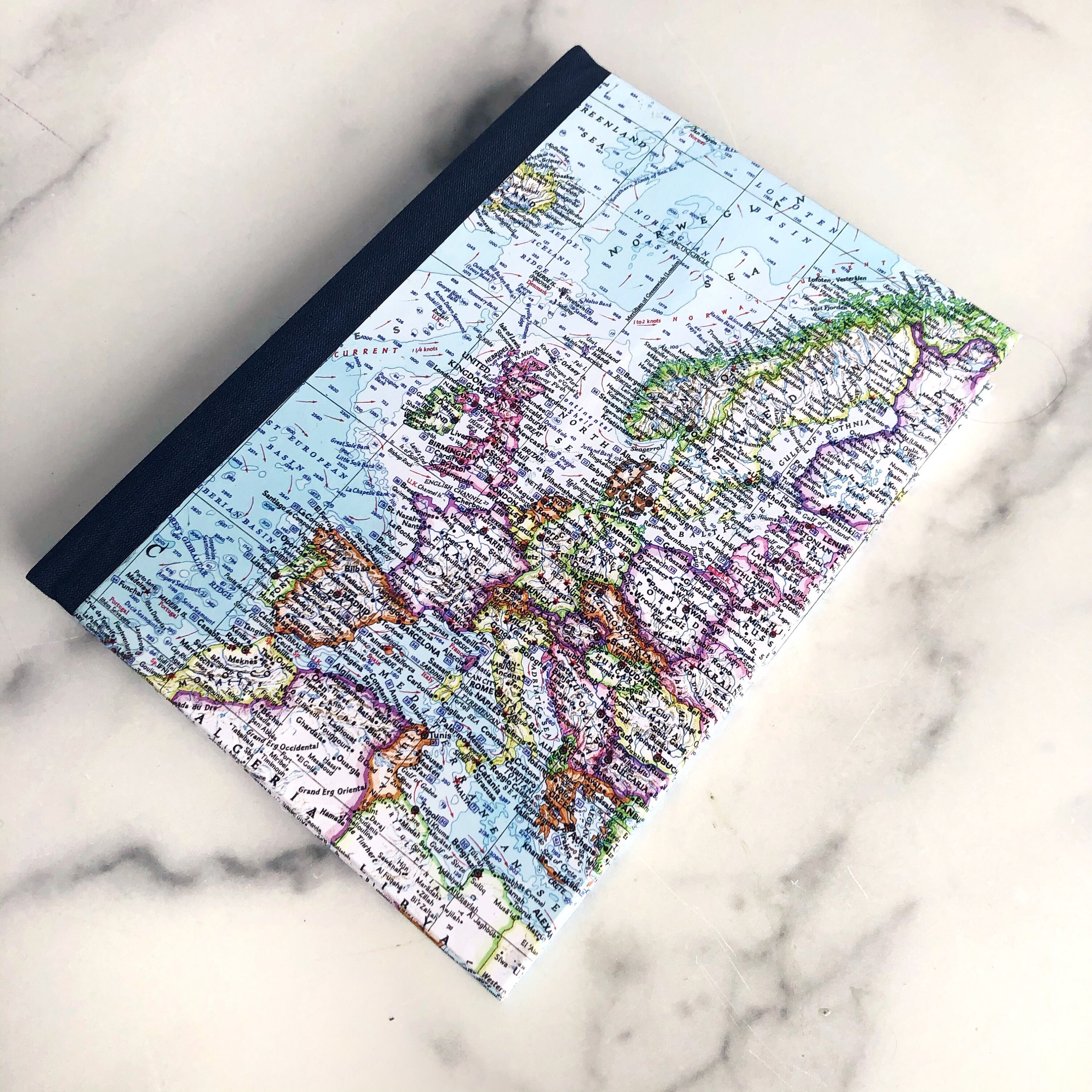 Europe Travel Journal Journal With Pockets Etsy