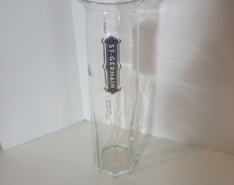 Vintage St. Germain Special Liqueur 1L Cocktail Carafe with Recipe Markings