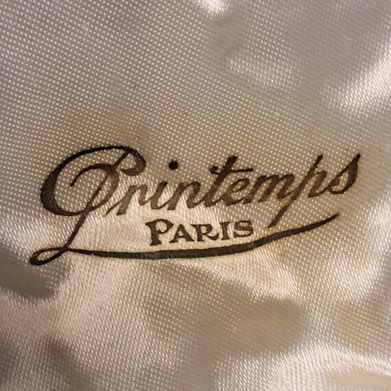 Vintage Printemps Paris Angora Turquoise Tam Beret - image 5