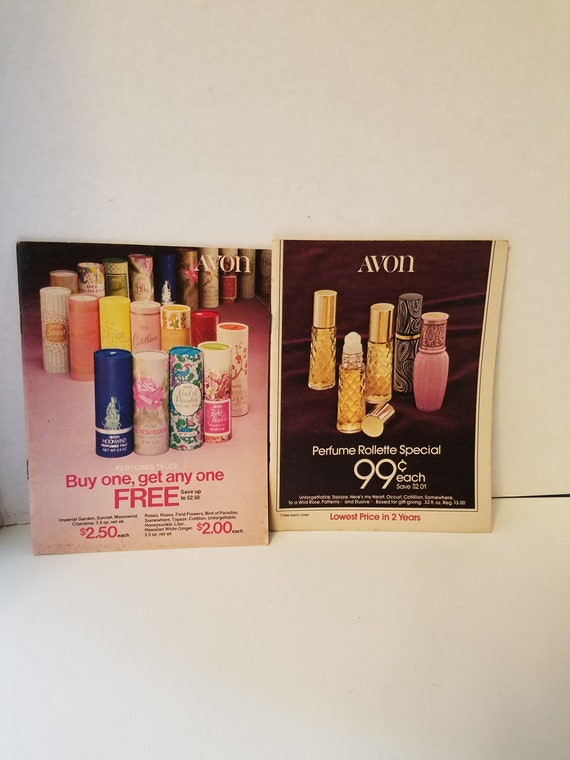Lot of 2 1975 Avon Campaign Catalogs Lot of 2 1975 Avon Campaign Catalogs