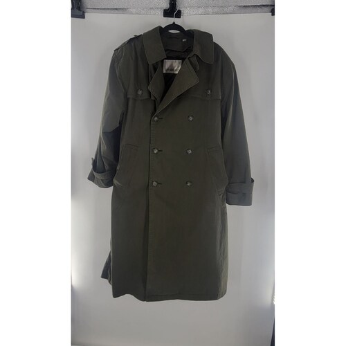 Vintage London Fog Olive Drab Insulated Lined Cotton Trench Rain Coat shops