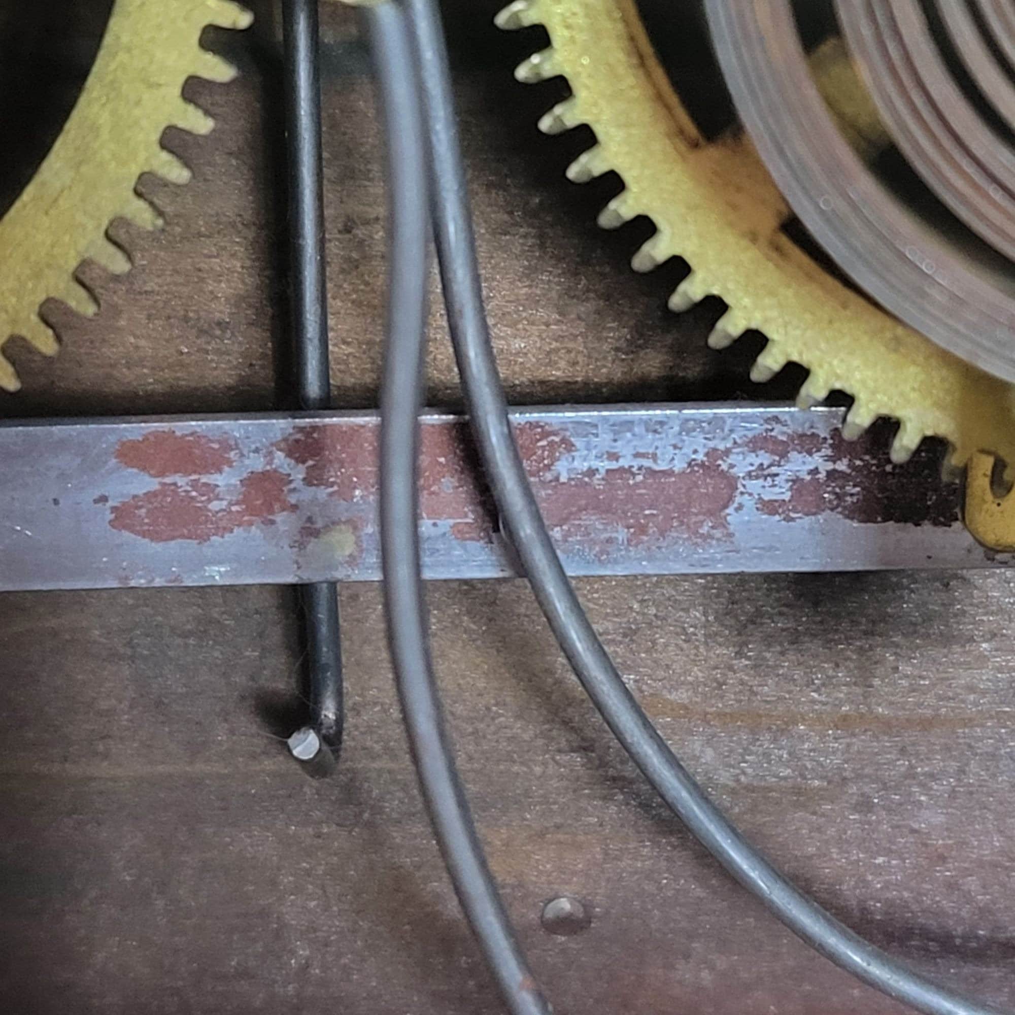 Vintage Ingraham Company Hathor Duplex 7 Wind up 8 Day Mantle Clock