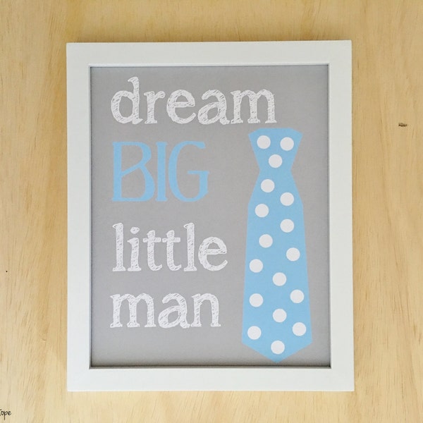 Dream Big Little Man - Etsy