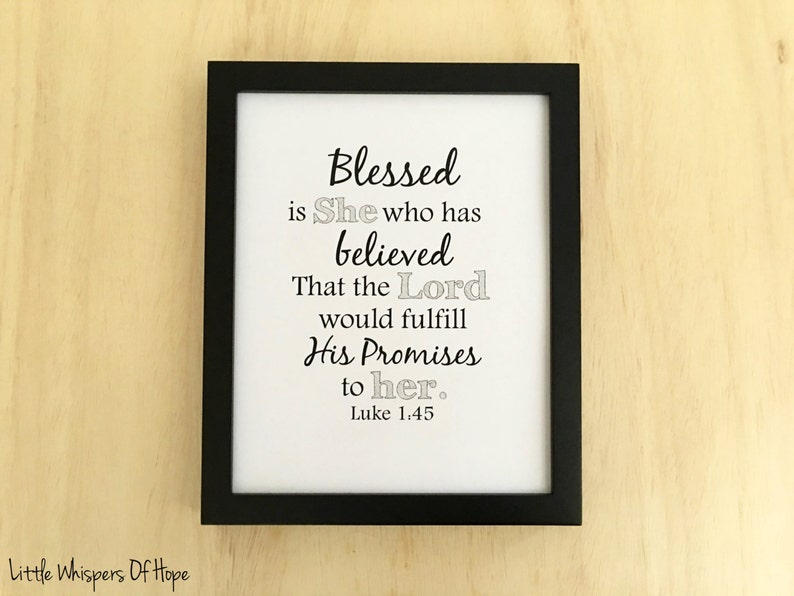 Christian Printable, Bible Verse Wall Art, Scripture Wall Art for Girls ...