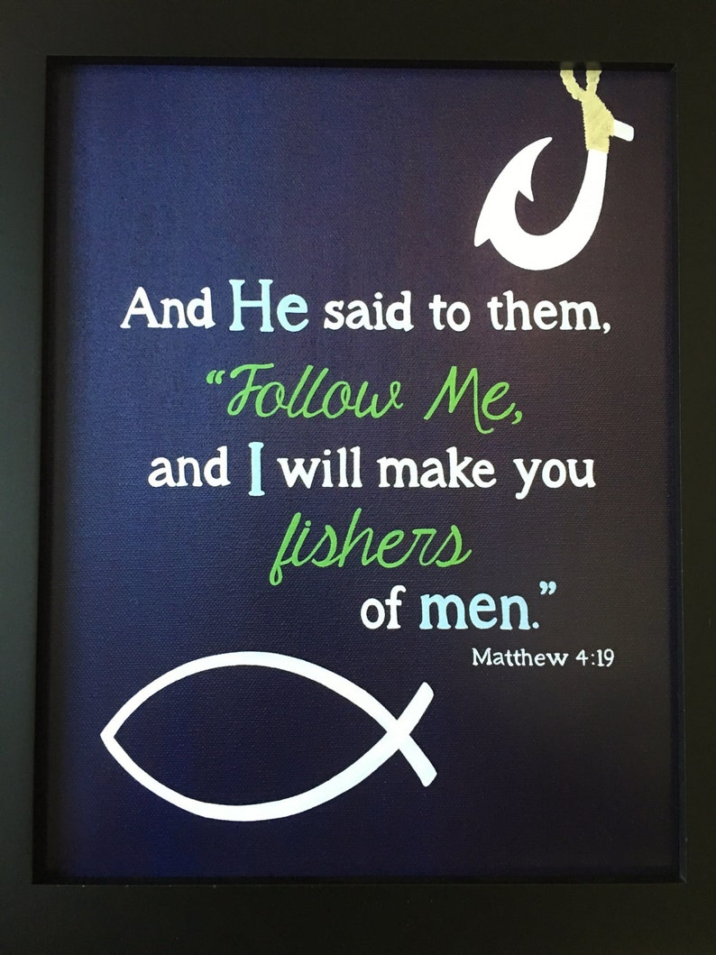 Nautical Nursery Decor. Matthew 419 Bible Verse Wall Art. Printable