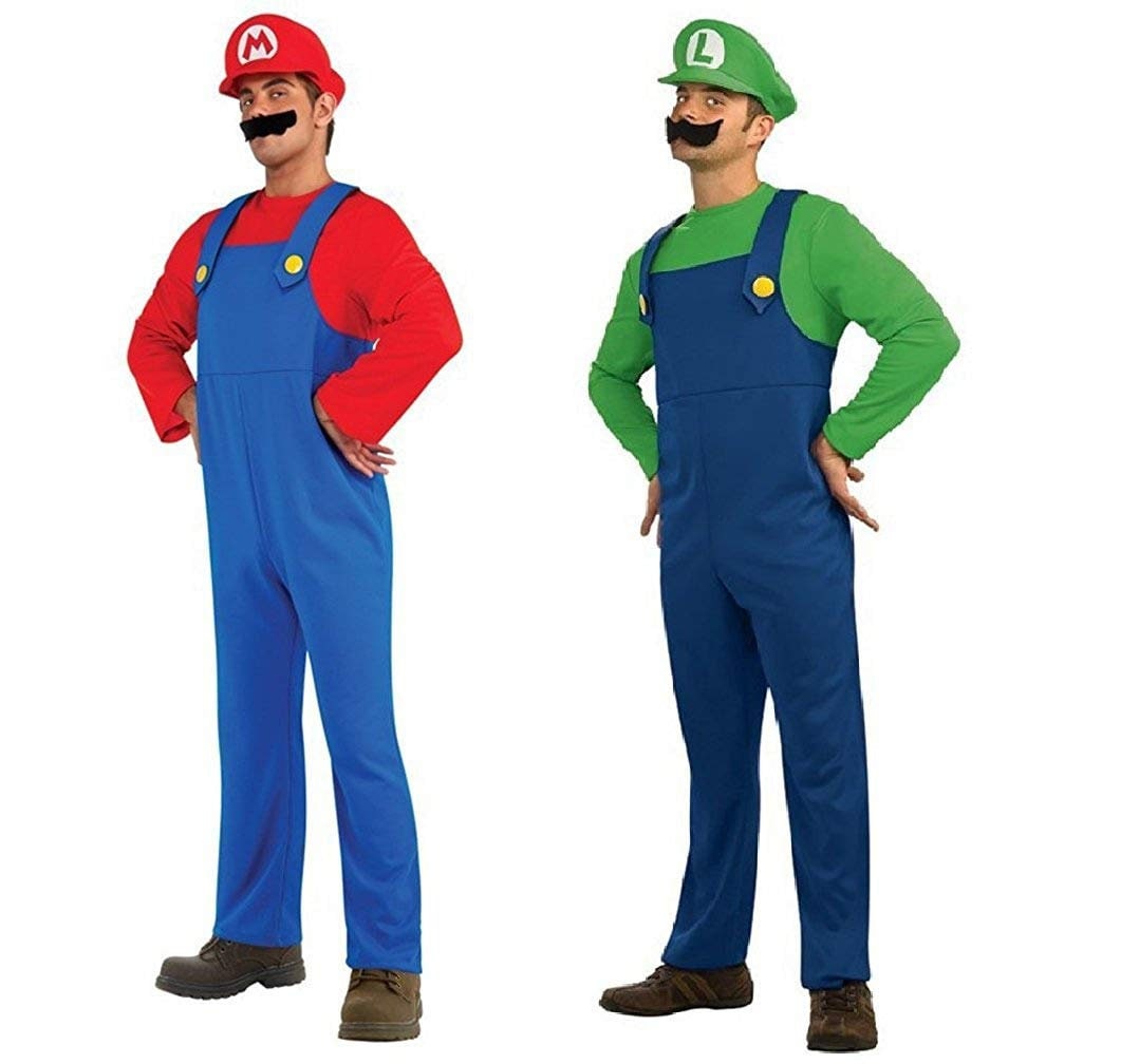 The Super Mario Bros. Movie-Mario Cosplay Costume Shirt Hat Outfits