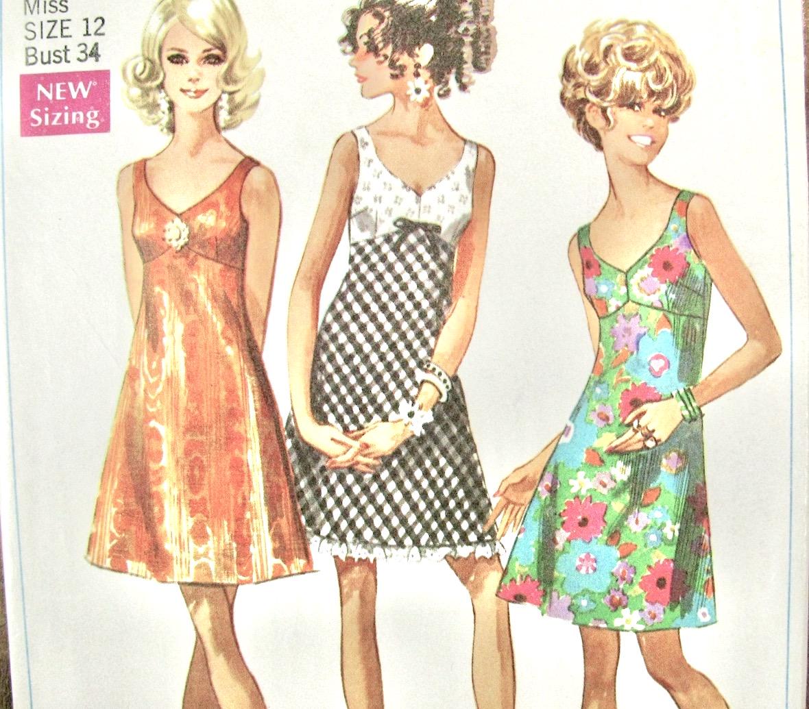 60s Empire Dress - Etsy