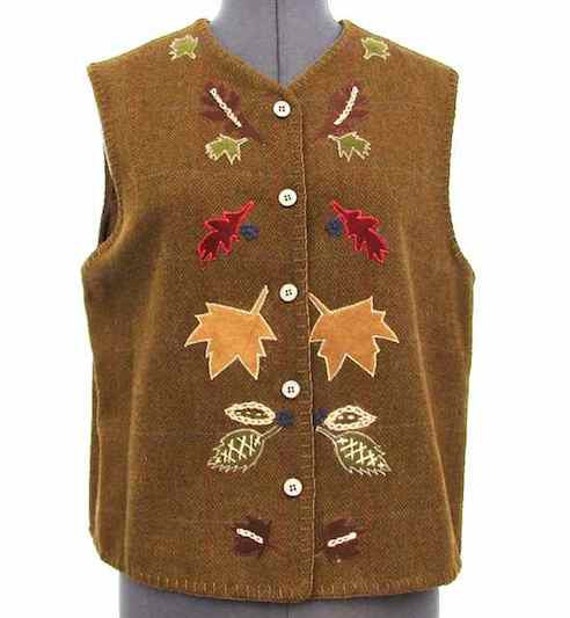 brooks vest brown