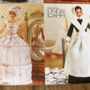 Barbie Doll Clothes Sewing Pattern Historical Outfits Vogue 677 Uncut