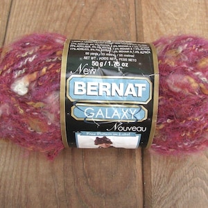 Bernat Galaxy Mohair Blend Yarn: Jupiter Super Bulky, 60 yds
