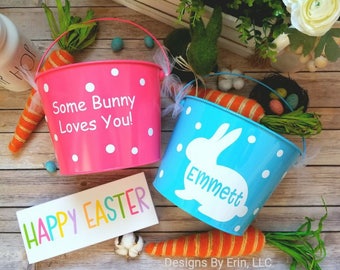 Personalized Easter Bucket