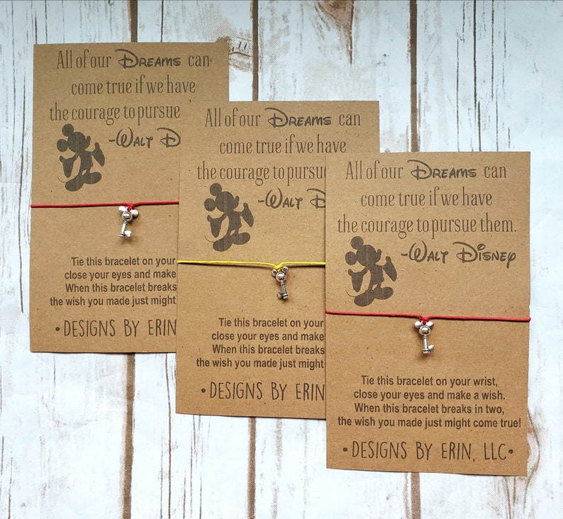 Disney Wish Bracelet Etsy