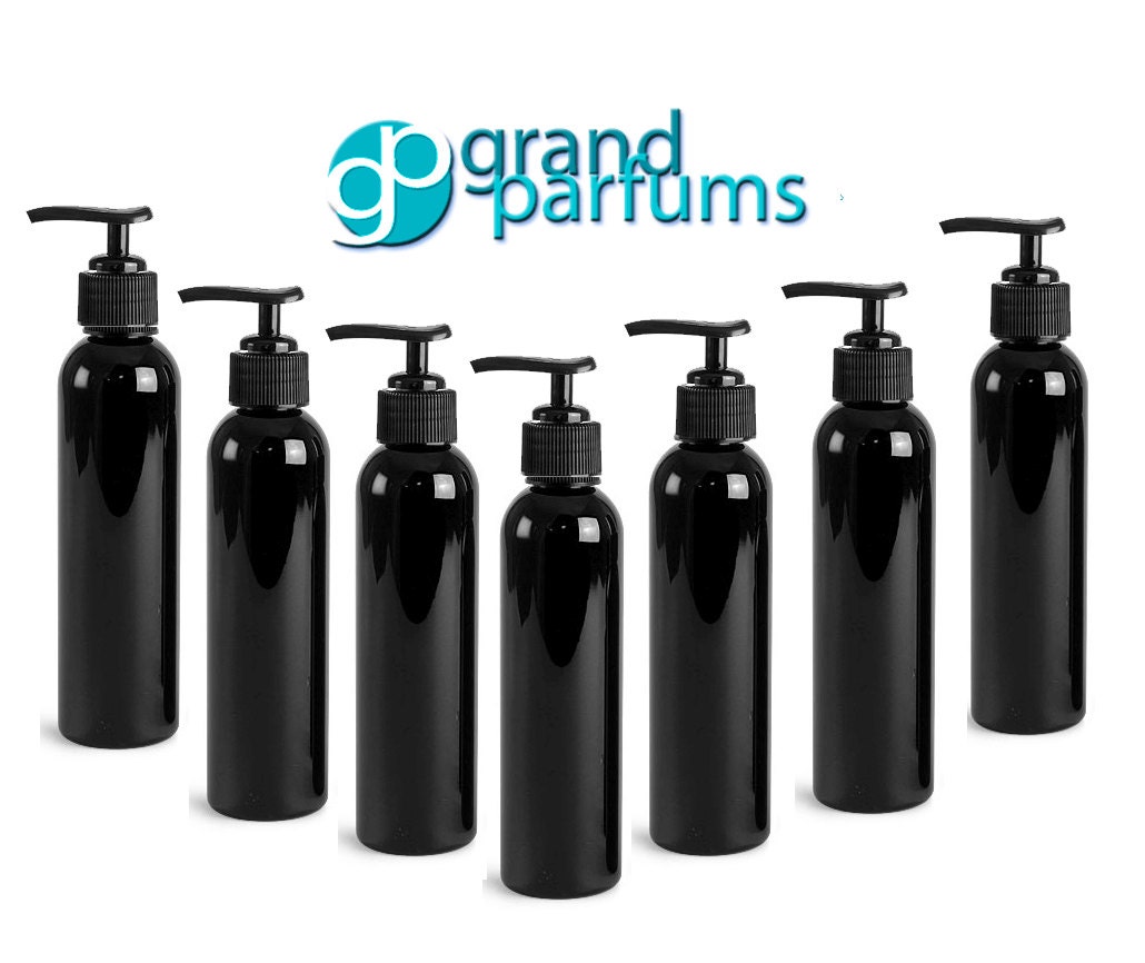 6 Black 4 Oz Lotion Pump Dispenser BOTTLES 120mL BPA Free PET Etsy