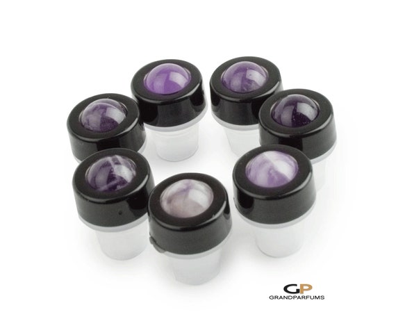 Rainbow Fluorite, 12 Pieces Natural Gemstone Roller Balls
