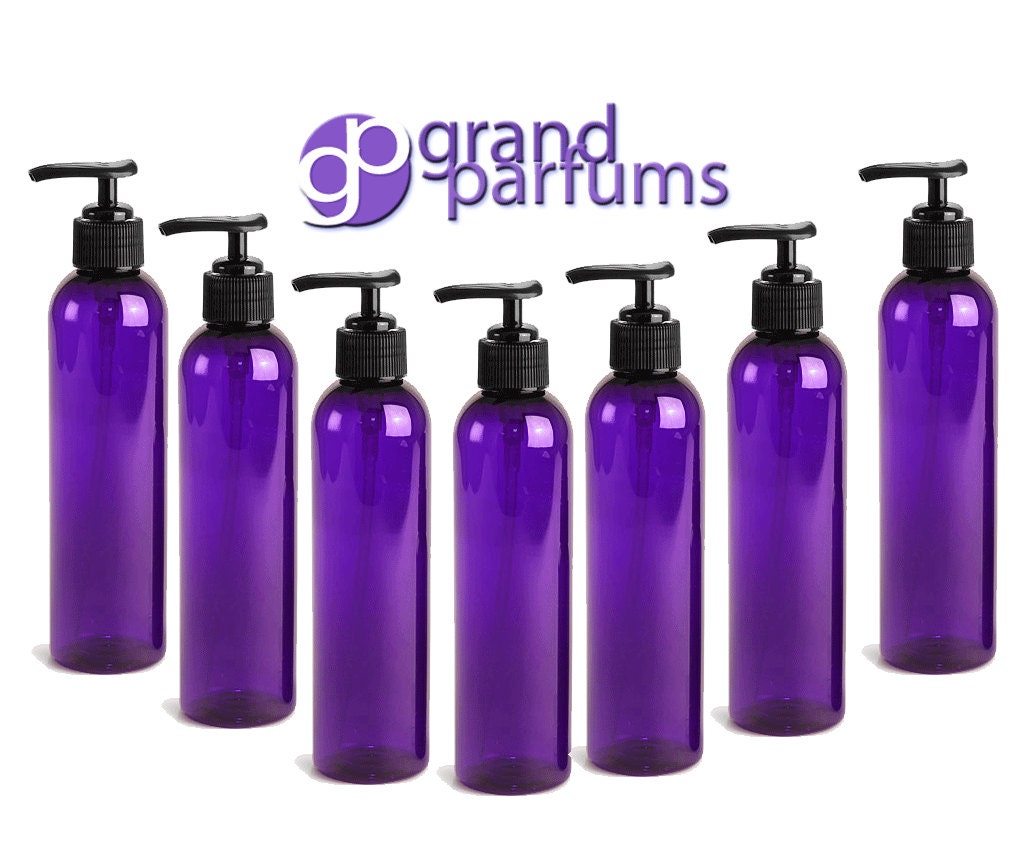 6 Purple Lotion Pump Dispenser BOTTLES 4 Oz BPA Free PET Etsy
