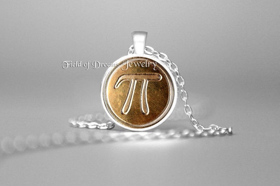 Cadena Colgante Collar Pi Plateado Plata 1/" Colgante Joyería Geek Matemáticas Ciencia