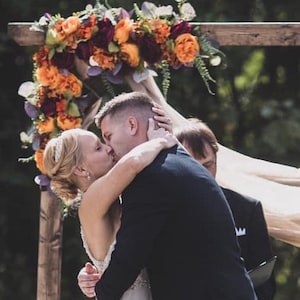 Wedding Arch Swag, Eucalyptus Swag, Fall Wedding Backdrop, Wedding Arch Flowers, Silk Arch Flowers, Church Swag, Corner Wedding Swag