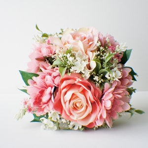 READY TO SHIP, wedding bouquet, wedding flowers, boho bouquet, bridal bouquet, destination wedding bouquet, roses gerbera bouquet
