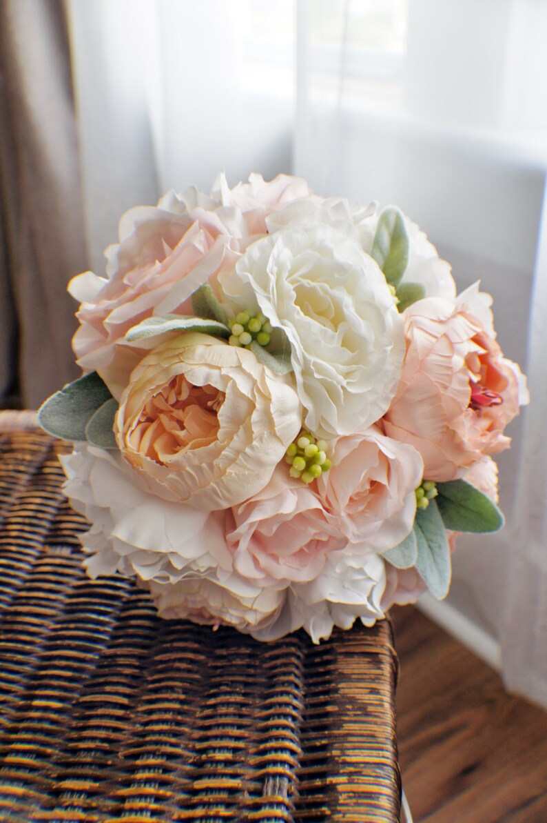 Wedding Flowers Roses Bridal Bouquet Silk Wedding Flowers Etsy Canada