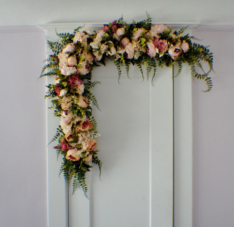 Wedding Arch Swag Wedding Backdrop Wedding Arch Flowers Etsy