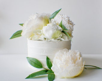 Flower Cake Topper, Wedding Flowers, Floral Cake Topper, Silk flower Cake topper, Wedding decor