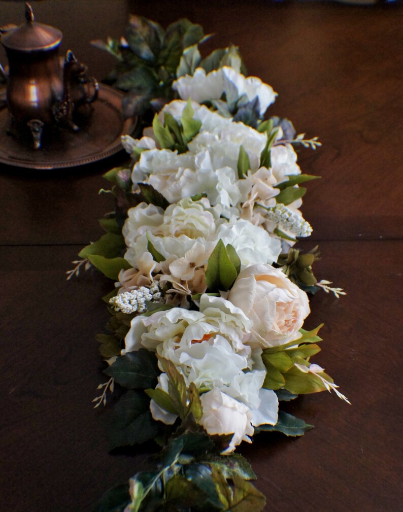 Extra Large Wedding Centerpiece Flowers, Arrangement Centerpiece, Silk Wedding Flowers, Peanies Centerpiece, Wedding Decor Flowers image 2