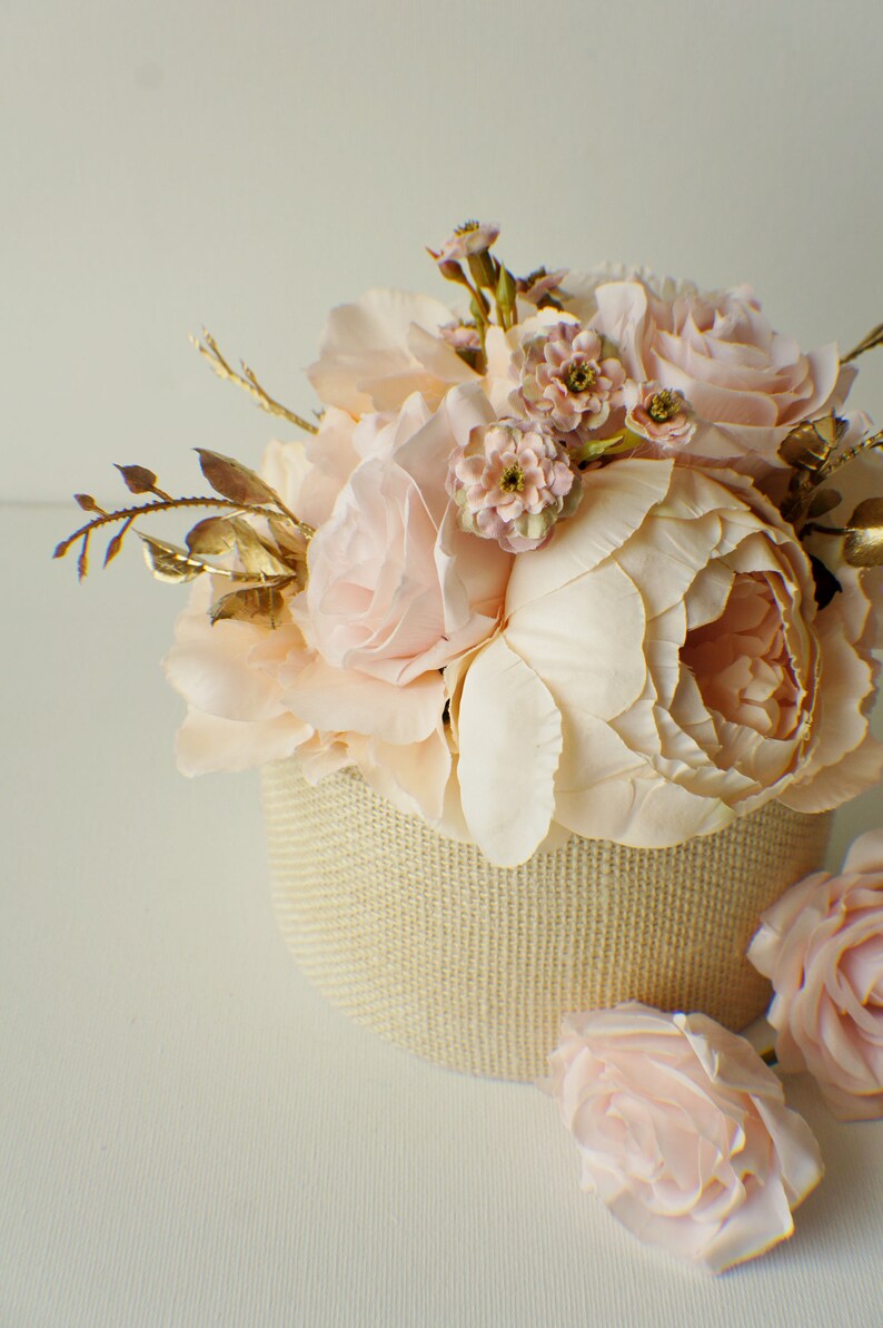 Flower Cake Topper Wedding Flowers Floral Cake Topper Silk Etsy