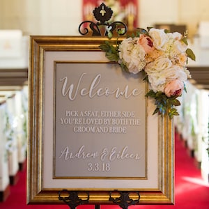 Wedding Arch Swag, Wedding Backdrop, Wedding welcome sign Swag, Wedding Swag, Picture frame Flowers, Silk Flowers, Corner Wedding Swag