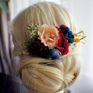 Eucalyptus Hair Comb, Greenery crown, Bridal hair, Floral hair pin, Wedding Hair Comb, Bridal Comb, Floral Comb, Wedding Comb Boho Hair Comb