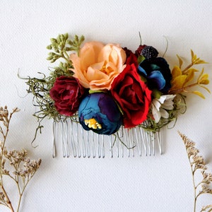Peigne à cheveux eucalyptus, couronne de verdure, cheveux de mariée, épingle à cheveux Floral, peigne à cheveux mariage, mariée peigne, peigne Floral, peigne de mariage Boho peigne