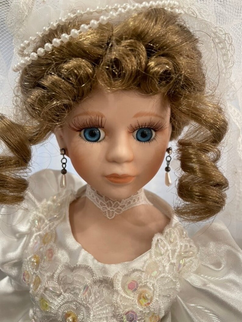 Geppeddo Collector Series Porcelain Bride Doll Etsy