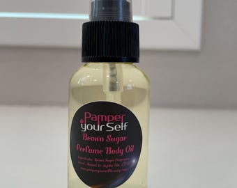 Brown Sugar Fragrance Perfume Body Oil Spray 2.7 Fl Oz