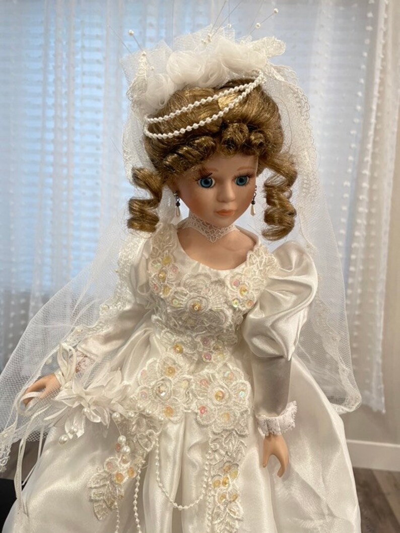 Geppeddo Collector Series Porcelain Bride Doll Etsy