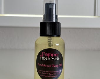 Indian Sandalwood Fragrance Perfume Body Oil 2.7 Fl Oz
