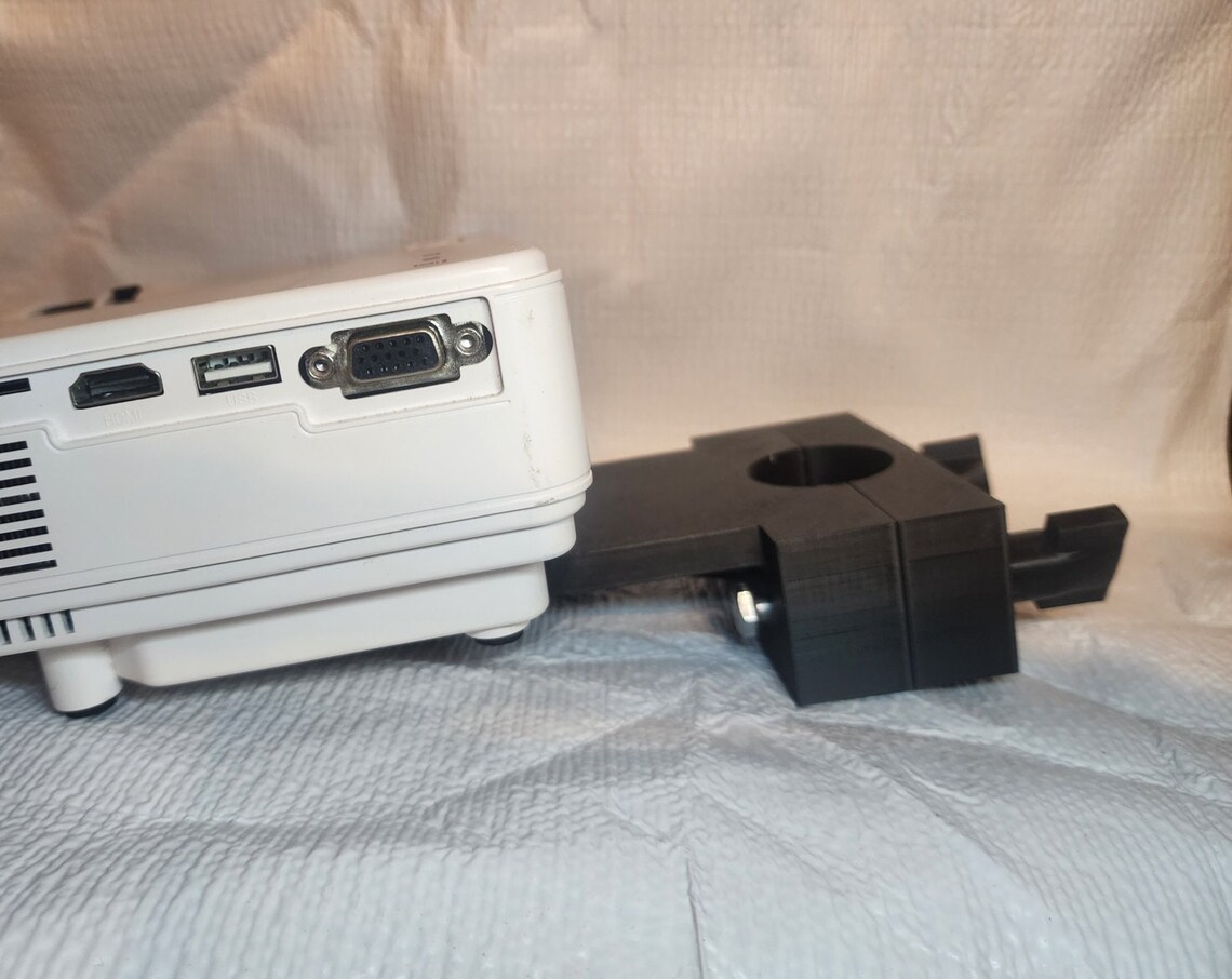 Pole Mount for Mini Projector 3D Printed Etsy
