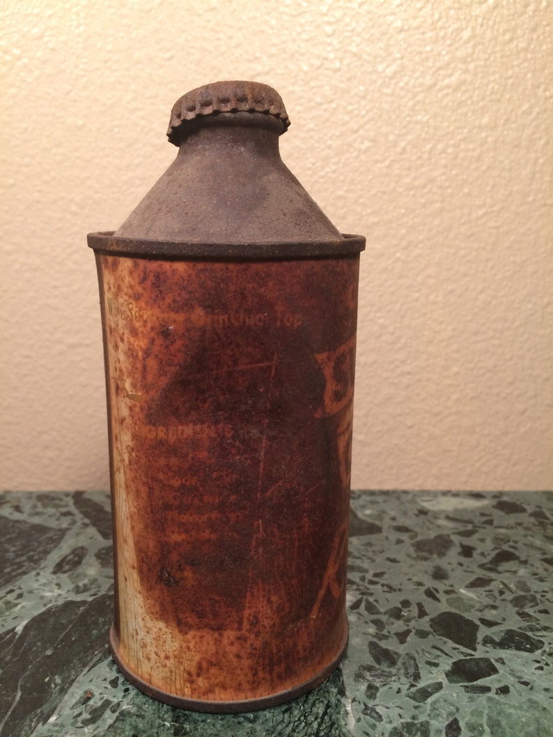 Vintage Cone Top Root Beer Can with Cap Circa 1940 Super Cool Etsy