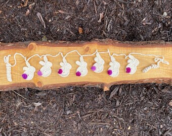 Crochet/ Bunny/ Garland/Easter/Spring/Nursery