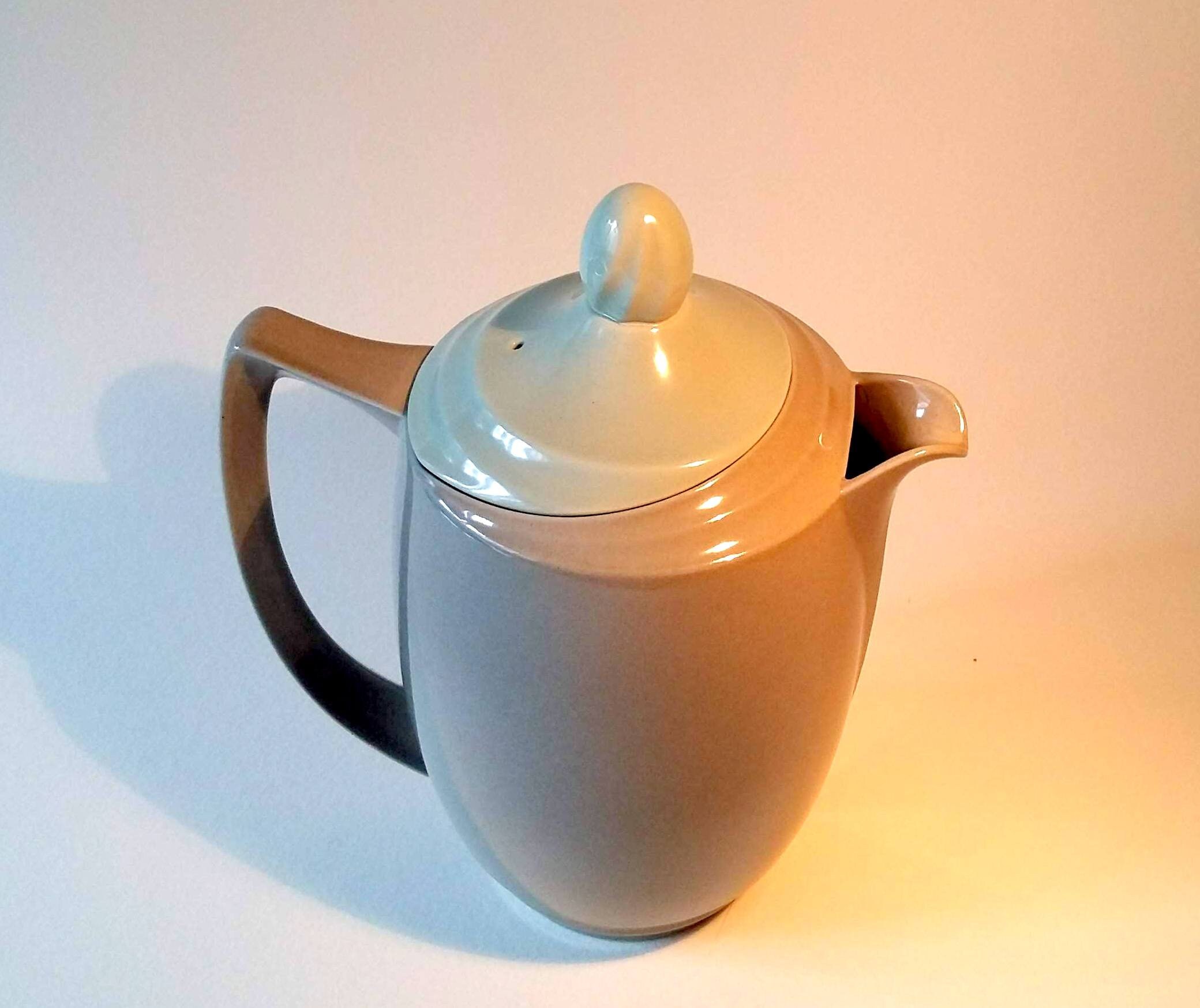 A 1950s BRANKSOME China GRACELINE Coffee Pot In Brown Green Etsy UK