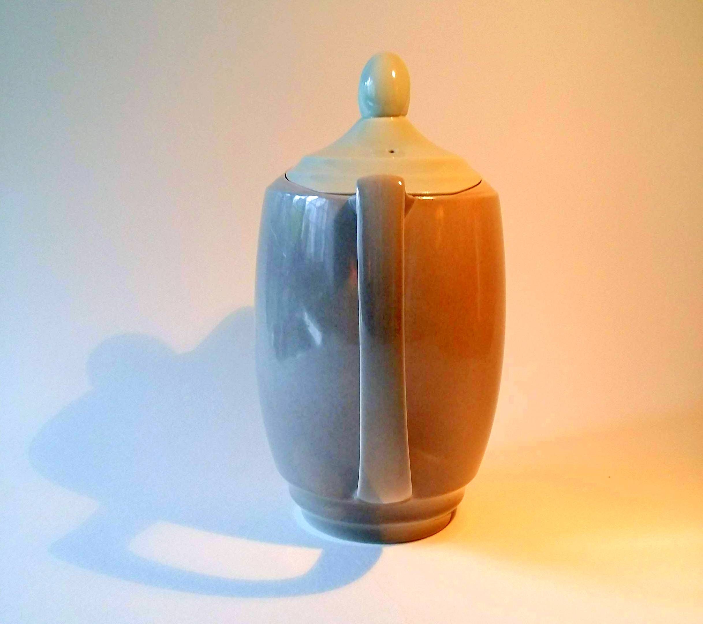 A 1950s BRANKSOME China GRACELINE Coffee Pot In Brown Green Etsy Canada