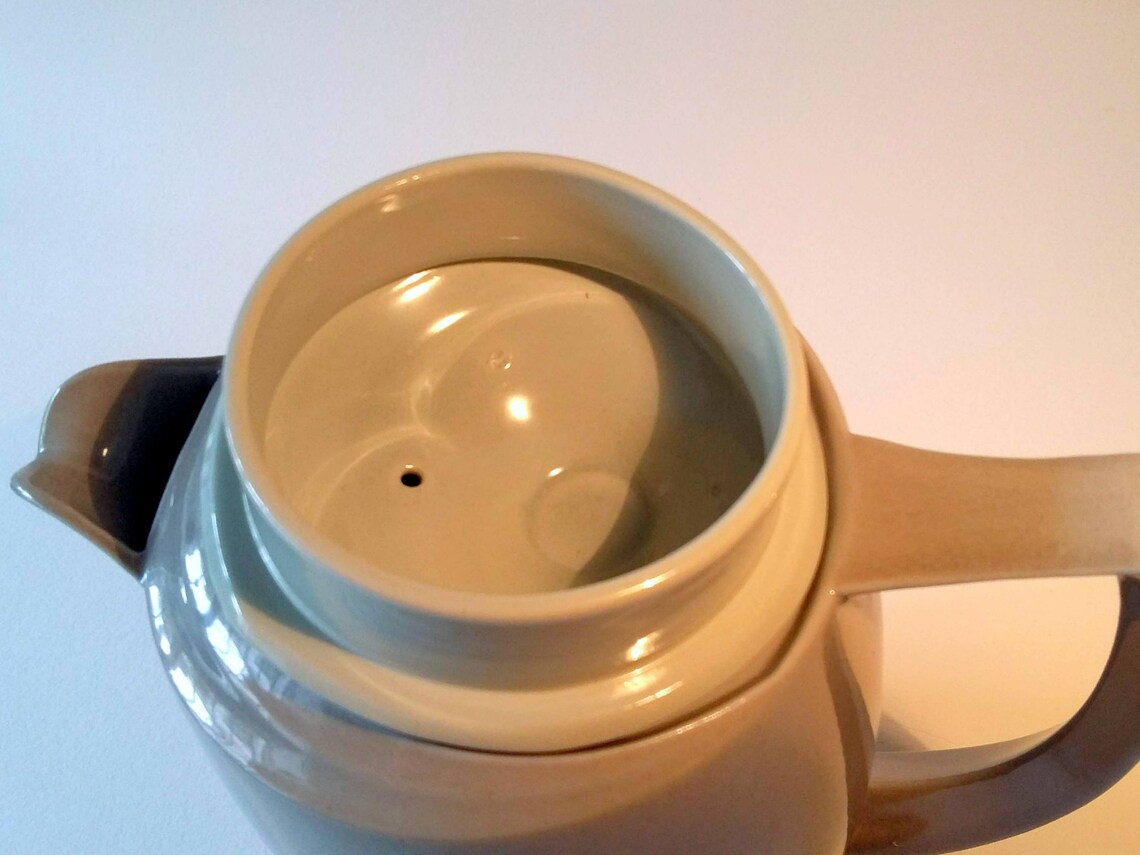 A 1950s BRANKSOME China GRACELINE Coffee Pot In Brown Green Etsy UK