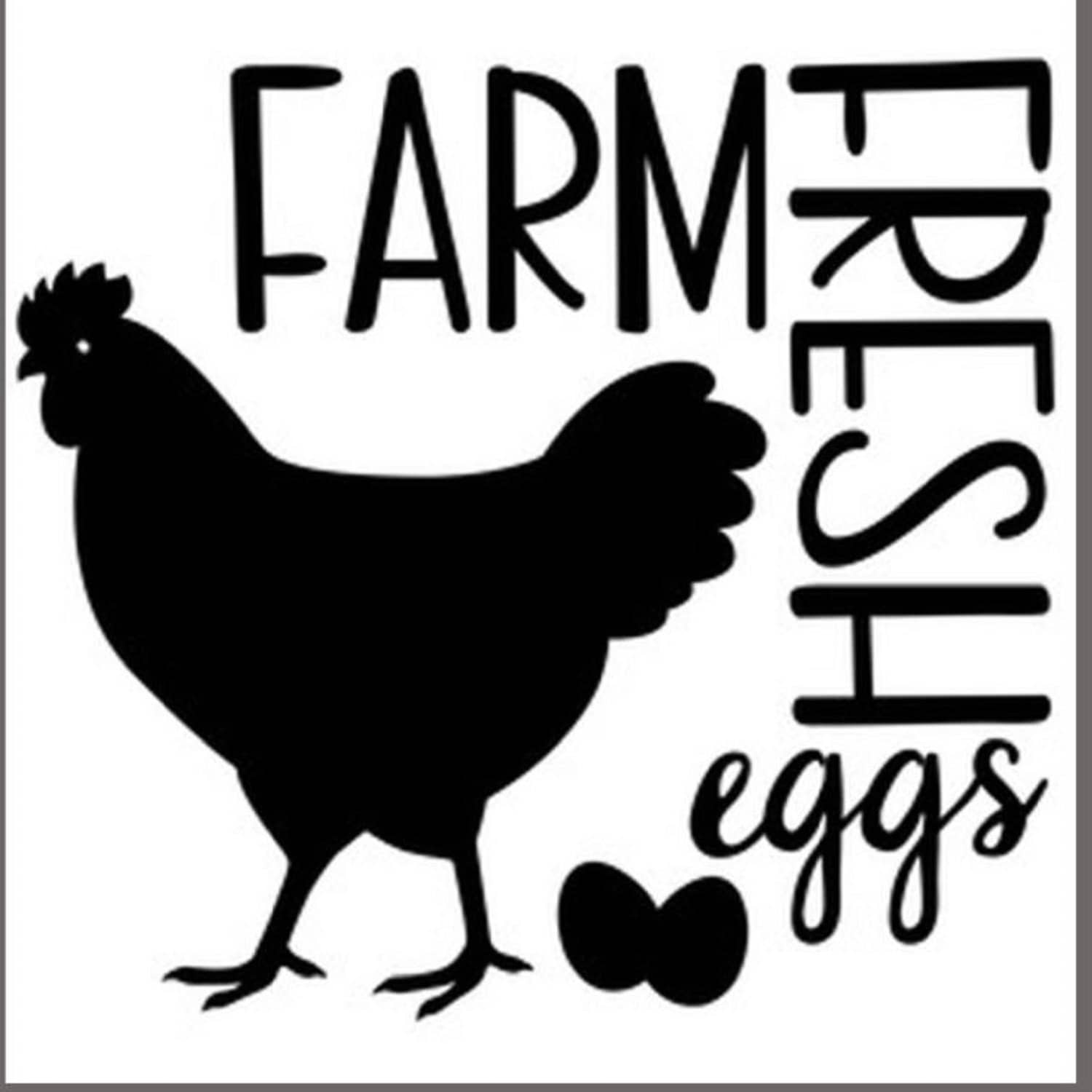 Farm Fresh Eggs Decal Perfect for Windows Laptops - Etsy
